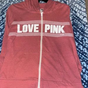 pink sweater